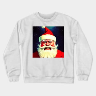 Angry Santa Claus Crewneck Sweatshirt